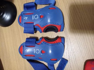 Patines Spiderman y protecciones