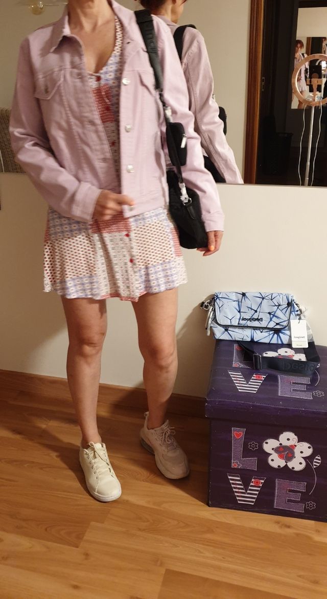 VESTIDOBolso DESIGUAL. Tb  VENDO OUTFIT completo