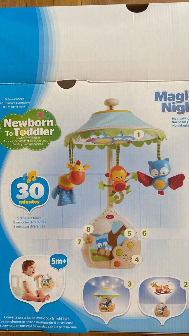 Movil de cuna con proyector de estrellas Tiny Love