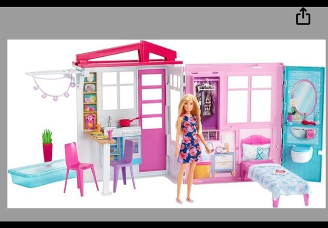 Juguete chalet de la Barbie