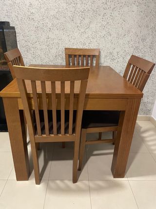 salon completo de madera