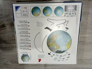 Puzzle 3D bola del mundo