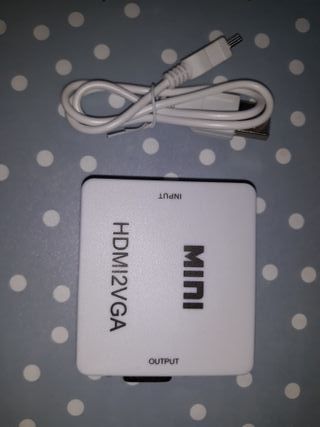 Adaptador de HDMI a VGA de alta ganancia