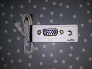 Adaptador de HDMI a VGA de alta ganancia