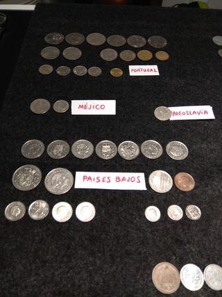 92 monedas del mundo