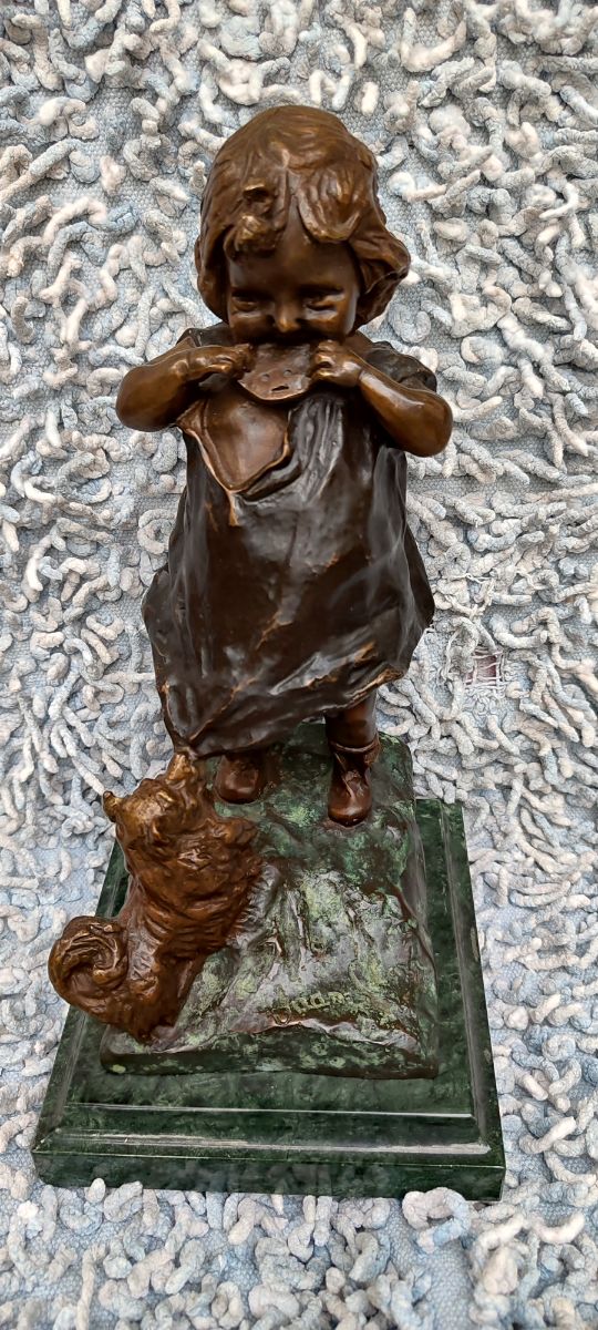 Scultura bronzo Juan Clara' Ayats