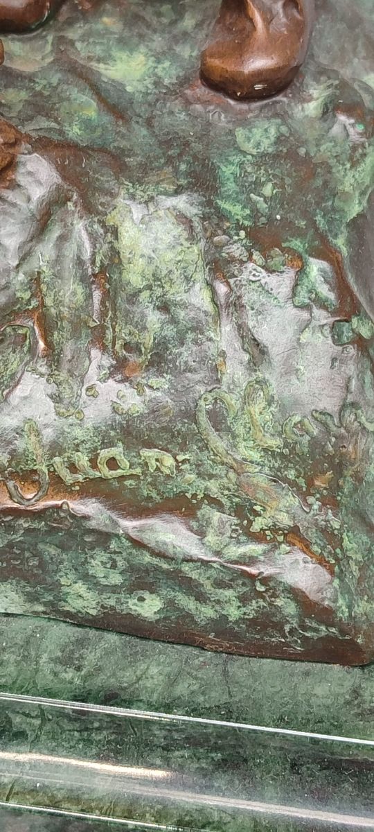 Scultura bronzo Juan Clara' Ayats