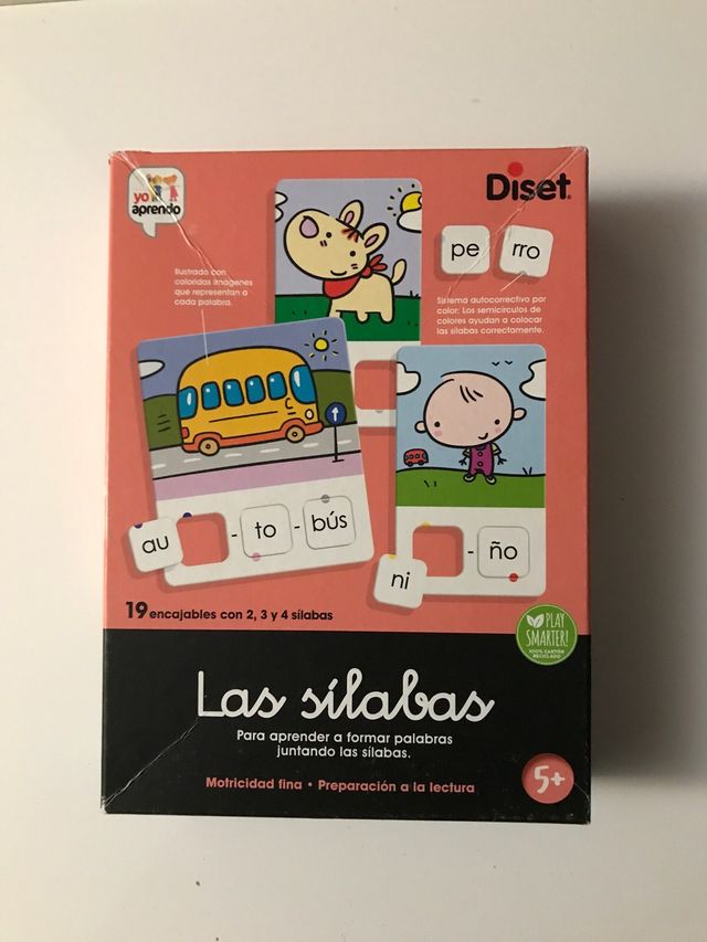 Las sílabas. Juego para aprender a leer.