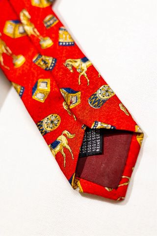 Corbata Moreschi Seda 100% Rojo 