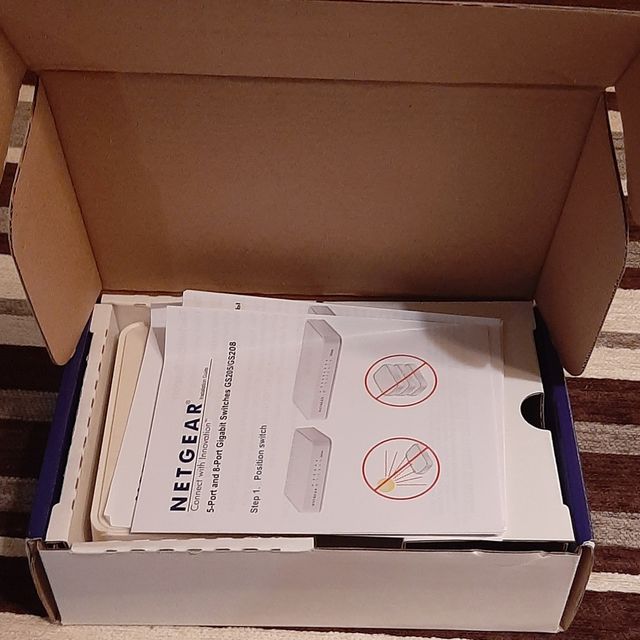 Comutador Netgear GS205 5 portas Gigabit