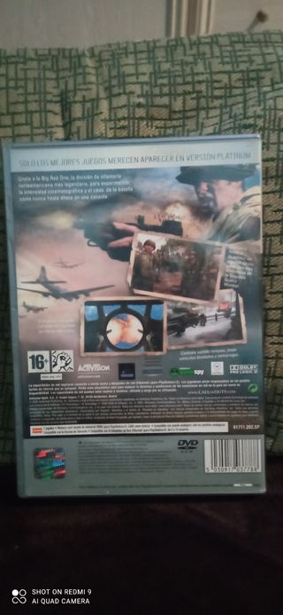 Juego PS2 CALL of DUTY 2:Big Red One