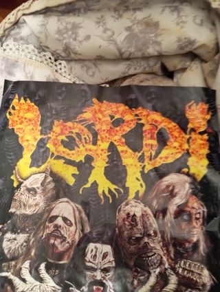 Poster gira del grupo lordi heavy metal finlandes