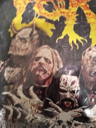 Poster gira del grupo lordi heavy metal finlandes