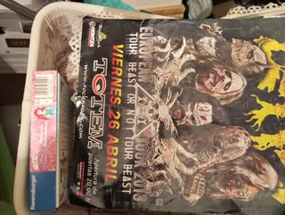 Poster gira del grupo lordi heavy metal finlandes