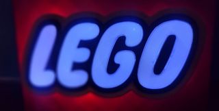 Lego lámpara decorativa Cartel led 3D
