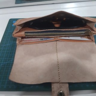 Cartera de señora de cuero de oveja