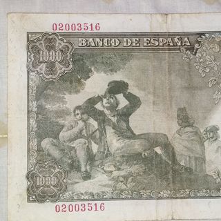 Mil pesetas 1949 Marques de Santillán 