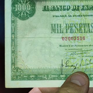 Mil pesetas 1949 Marques de Santillán 