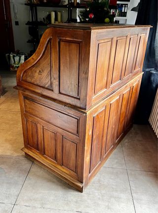 Buró escritorio de roble americano