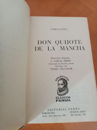 Don Quijote de la Mancha 
