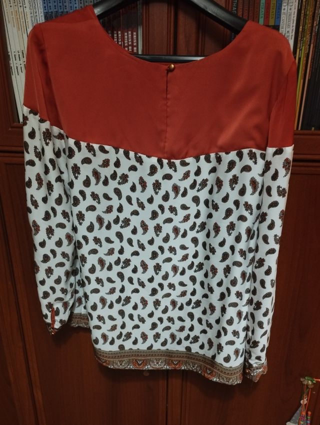 blusa estampada t.40-42