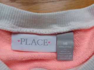 Jersey coral y blanco 16 años