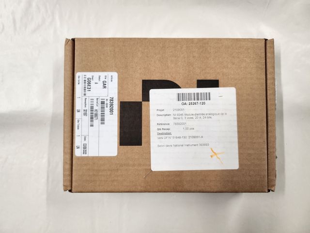 National Instruments NI9246 CSeries CurrentInputMo