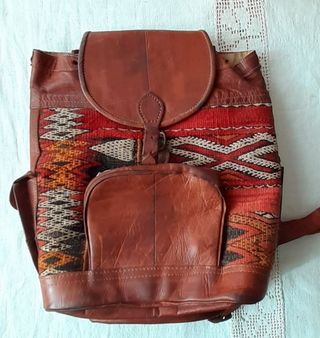 Mochila de piel