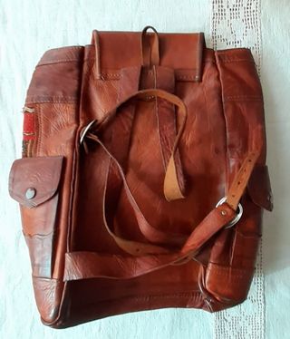 Mochila de piel
