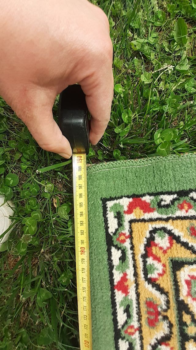 Alfombras verdes salón