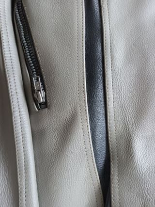 Cazadora para moto unisex Miline T. 46, de cuero.