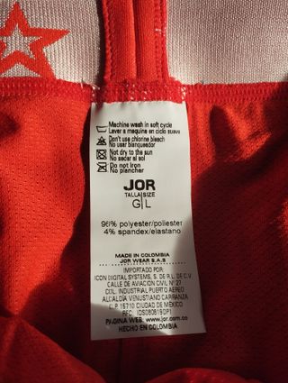 Slip JOR rojo Nochevieja