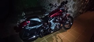 Harley Davidson dyna super glide, cambio fat boy