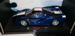 maqueta ferrari fxx hotwells elite  azul