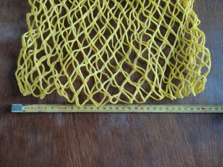 Bolso de red amarillo vintage