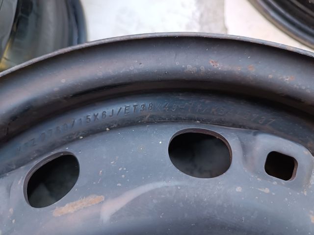 Cerchioni in ferro 15"