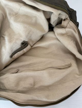 Bolso piel Verde militar
