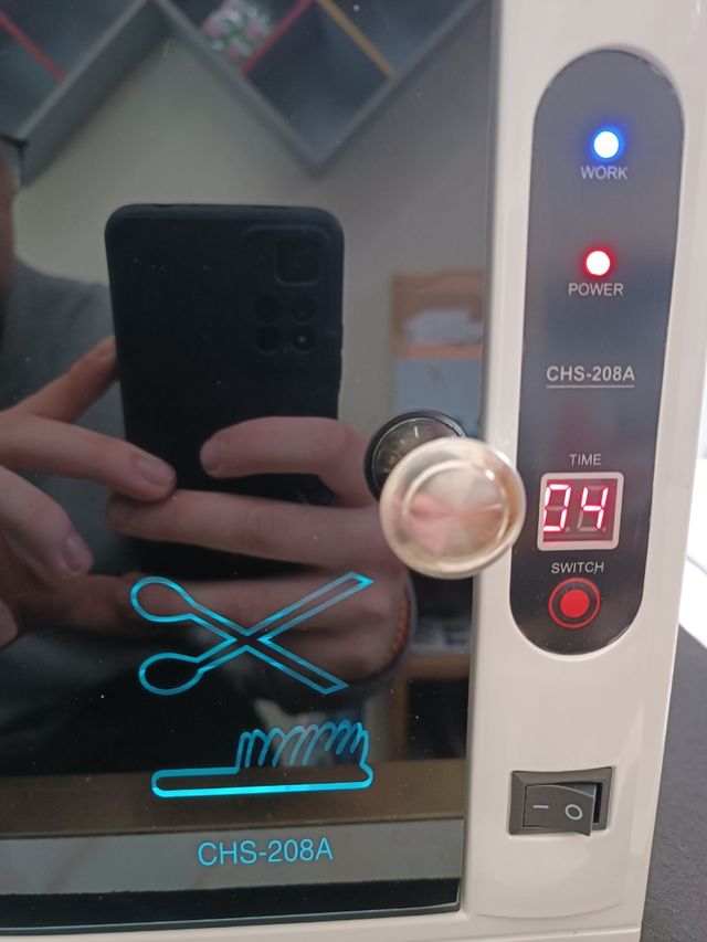 Cabina Esterilizador UV CHS208A 220V 60Hz