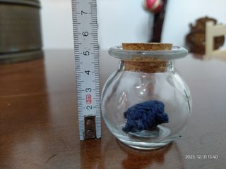 Micro acquario finto con pesce amigurumi