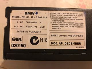 Cargador 6 Cd original Bmw E46