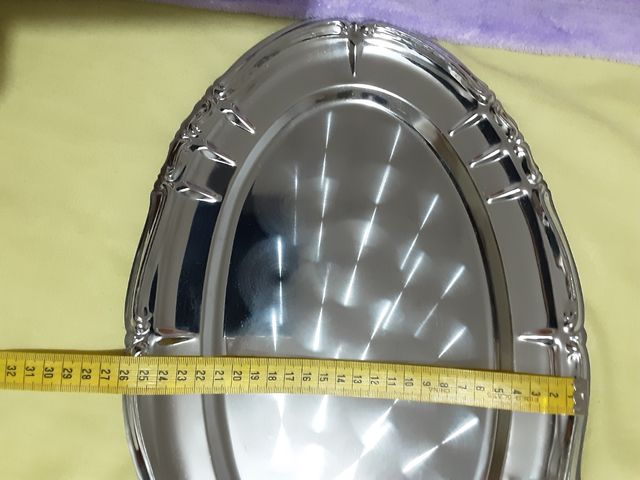 bandeja plateada nueva sin estrenar 26X39 perfecta