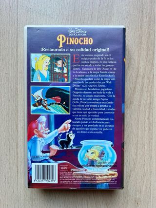 Pinocho Película VHS 📼