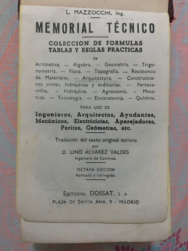 Memorial Técnico L. Mazzocchi