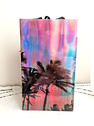 Shopper Gucci Palme olografiche rara 2019