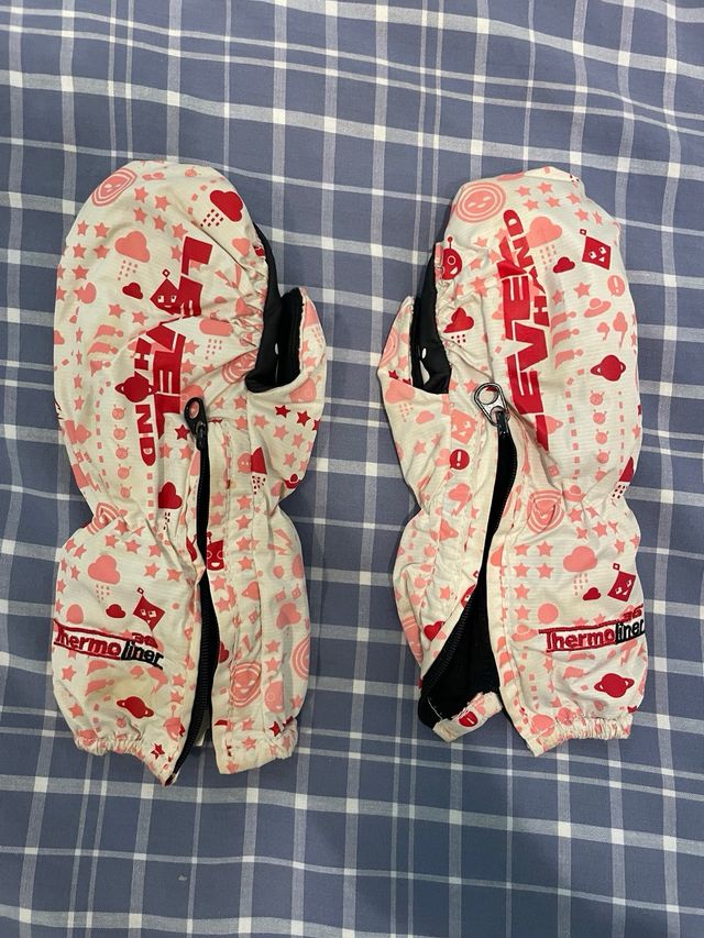 Guanti sci bambina taglia 4-5 anni