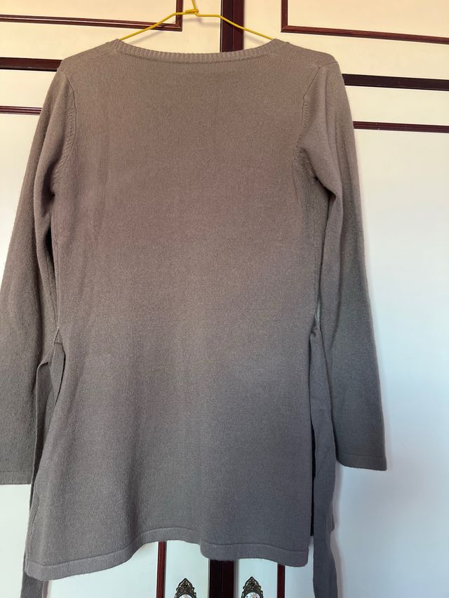 chaqueta marron manga larga