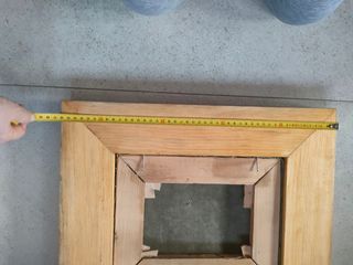 Dipinto di montagna olio su tela con grand cornice