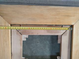 Dipinto di montagna olio su tela con grand cornice