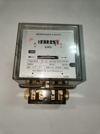 Contador electricidad