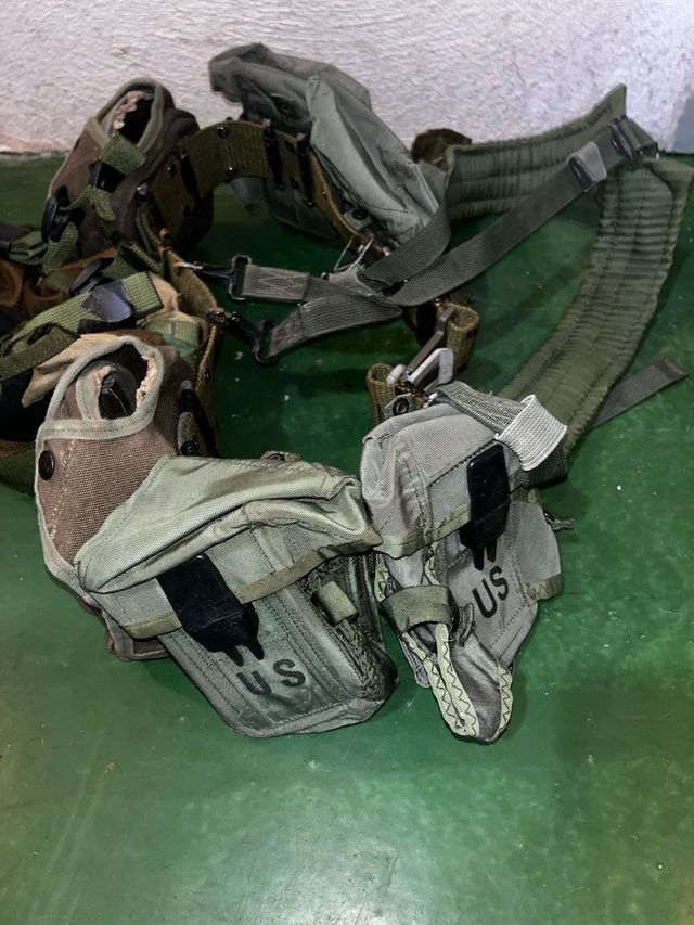 cinturon con arneses airsoft